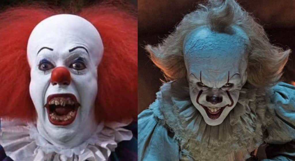 IT's Pennywise Clown: 1990 vs. 2017
