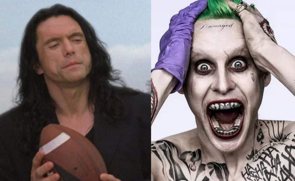 Tommy Wiseau Joker Jared Leto