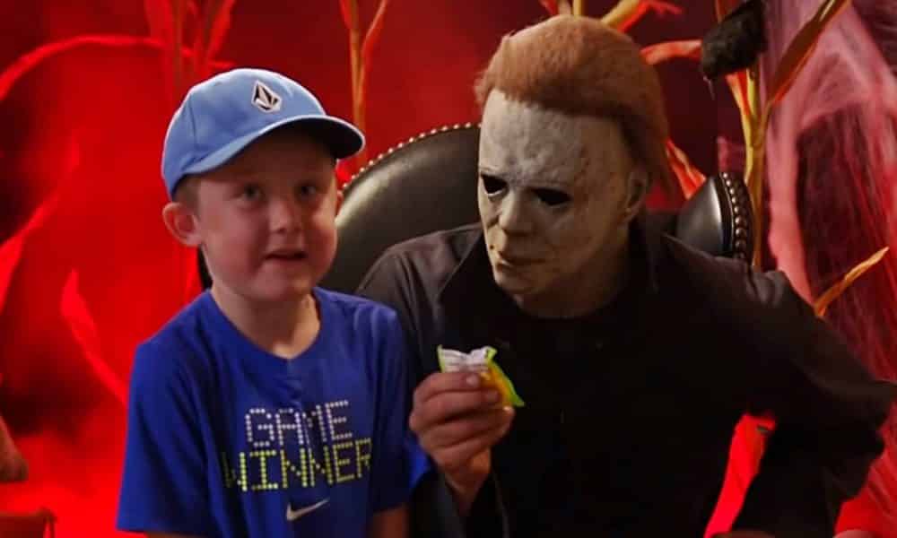 Jimmy Kimmel Pranks Kids With Halloween Movie S Michael Myers