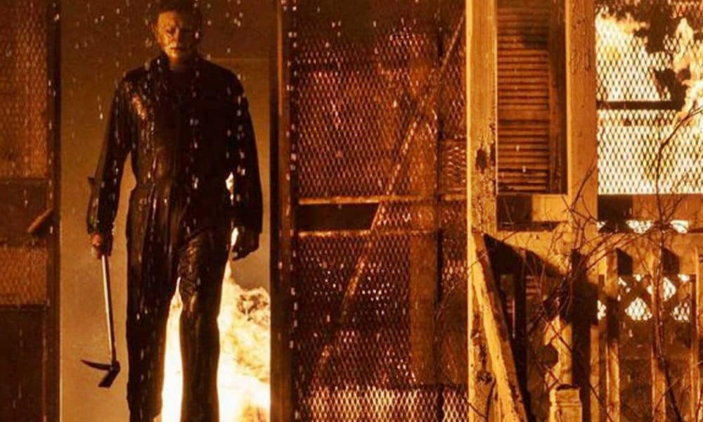 Michael Myers Escapes Laurie Strode's Fire In New Look At 'Halloween Kills'