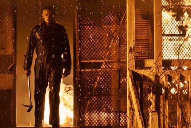 Michael Myers Escapes Laurie Strode's Fire In New Look At 'Halloween Kills'