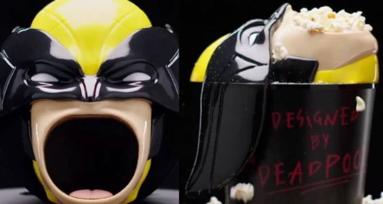 deadpool and wolverine popcorn bucket