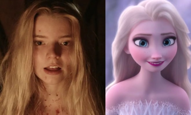 anya taylor-joy elsa frozen